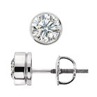 bezel set diamond earrings repairs